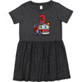 thumbnail image 3 of Inktastic 3rd Birthday Fire Truck Girls Toddler Dress, 3 of 5