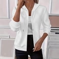 thumbnail image 2 of Women's Bomber Jacket Casual Stand Collar Zip Up Lightweight Fall Fashion Coat with Pockets Trendy Outerwear, 2 of 6