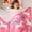 Pink Unicorn, variant on Sivio 3 lbs Kids Weighted Blanket, Super Soft Crystal Velvet & Minky Dots, Blue Dinosaur Breathable Reversible Heavy Throw Blanket, 36 x 48 inches
