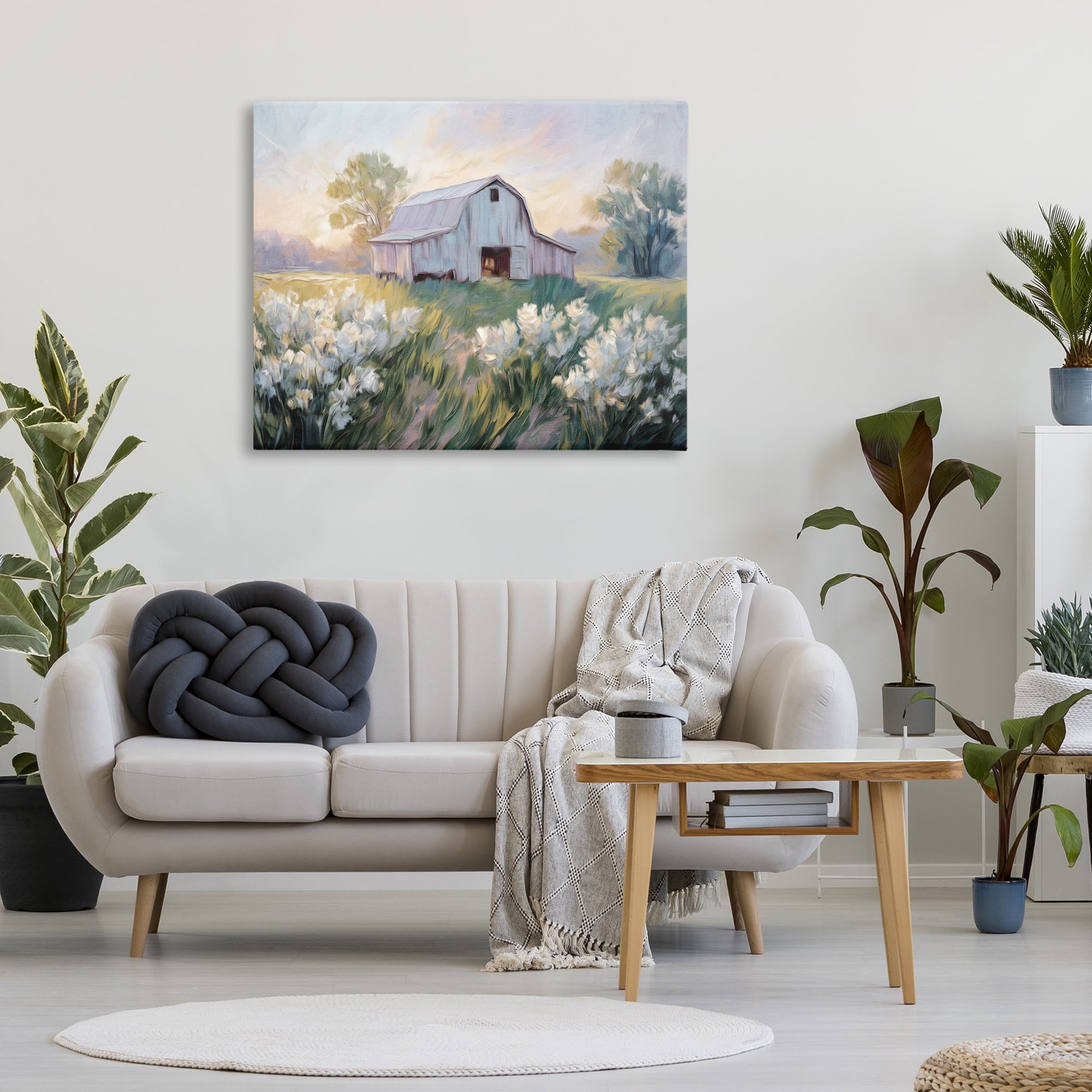 Stupell Industries Secluded Barn Landscape Canvas Wall Art, design by Kim Allen