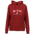 thumbnail image 2 of Women's Levelwear Red Detroit Red Wings Retro Adorn Spellout Pullover Hoodie, 2 of 3