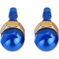 thumbnail image 1 of ZOUSSIQI 2Pcs Windshield Washer Nozzle, Universal Windshield Washer Spray Nozzle Jet Nozzle Replacement Kit (Blue) Other Accessories CA919-42592, 1 of 9
