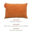 thumbnail image 5 of Urban Infant Pipsqueak Tiny | Small Pillow with Name Tag - Mini Size 11" x 7" x 2.5" - Machine Washable - Great for Little Kids, Travel, Neck, Lumbar, Dogs, Preschool and Daycare - Orange, 5 of 7