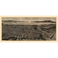 thumbnail image 3 of Green 24x13 Black Modern Framed Museum Art Print Titled - Berkeley California - Green 1909, 3 of 5