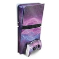 thumbnail image 2 of Glossy Glitter Gaming Skin Compatible With Sony PlayStation 5 PS5 Pro Bundle - Raw Energy - Premium 3M Vinyl Protective Wrap Decal Cover - Easy To Apply | Crafted in the USA by, 2 of 5