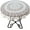 White, variant on Rustic Handmade Crochet Cotton Round Tablecloth, Doily for Coffee Table Round Table, Hollow Out Lace Tablecloth for Kitchen Dining Room Decoration Crochet Doily