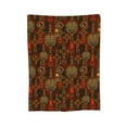 thumbnail image 2 of LNWH Taiji Back Art Pattern Throw Blanket, Fluffy Soft Cozy Bed Flange Plush Blankets, 80"x60", 2 of 8