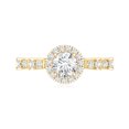 thumbnail image 4 of Rosec Jewels Lab Grown Diamond Promise Engagement Ring, EF-VS Quality - With Jewelry Box, 18K Yellow Gold, US 12.00, 4 of 8