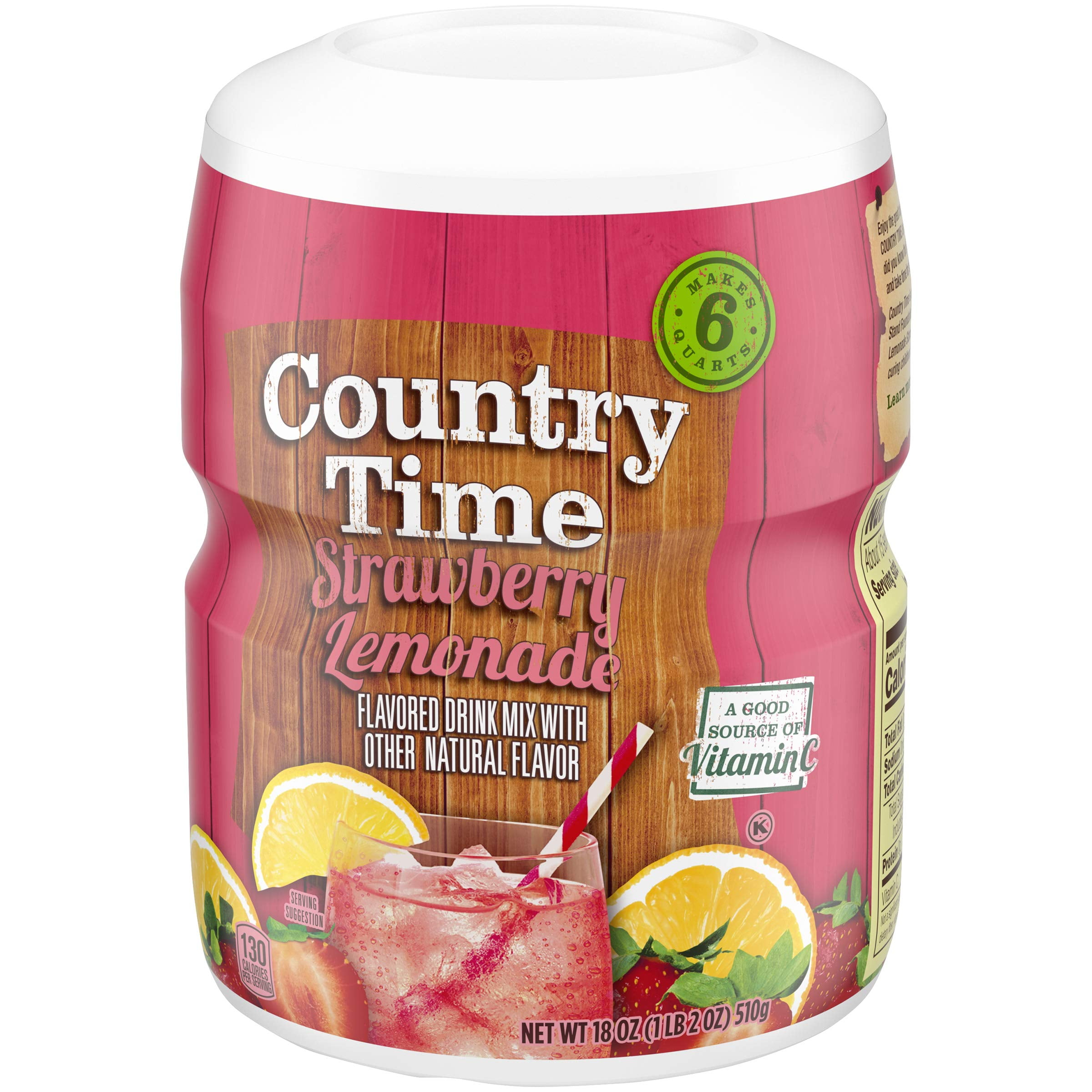 Country Time Drink Mix, Strawberry Lemonade (Pack of 5)