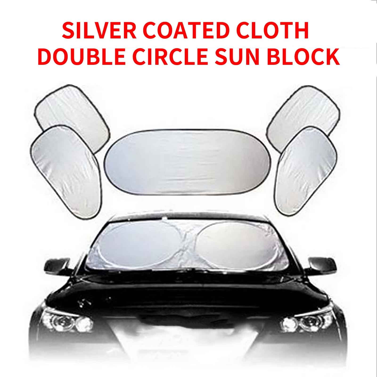 Summer Car Sun Block Car Sun Block 6Piece Tape Sun Block Front