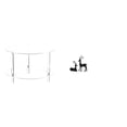 thumbnail image 1 of Mesa auxiliar redonda de acrílico,Mesa auxiliar redonda de acrílico,mesita de noche.,Mesa auxiliar redonda pequeña de acrílico transparente para bebidas,Estatua de reno,Estatua de reno, 1 of 8