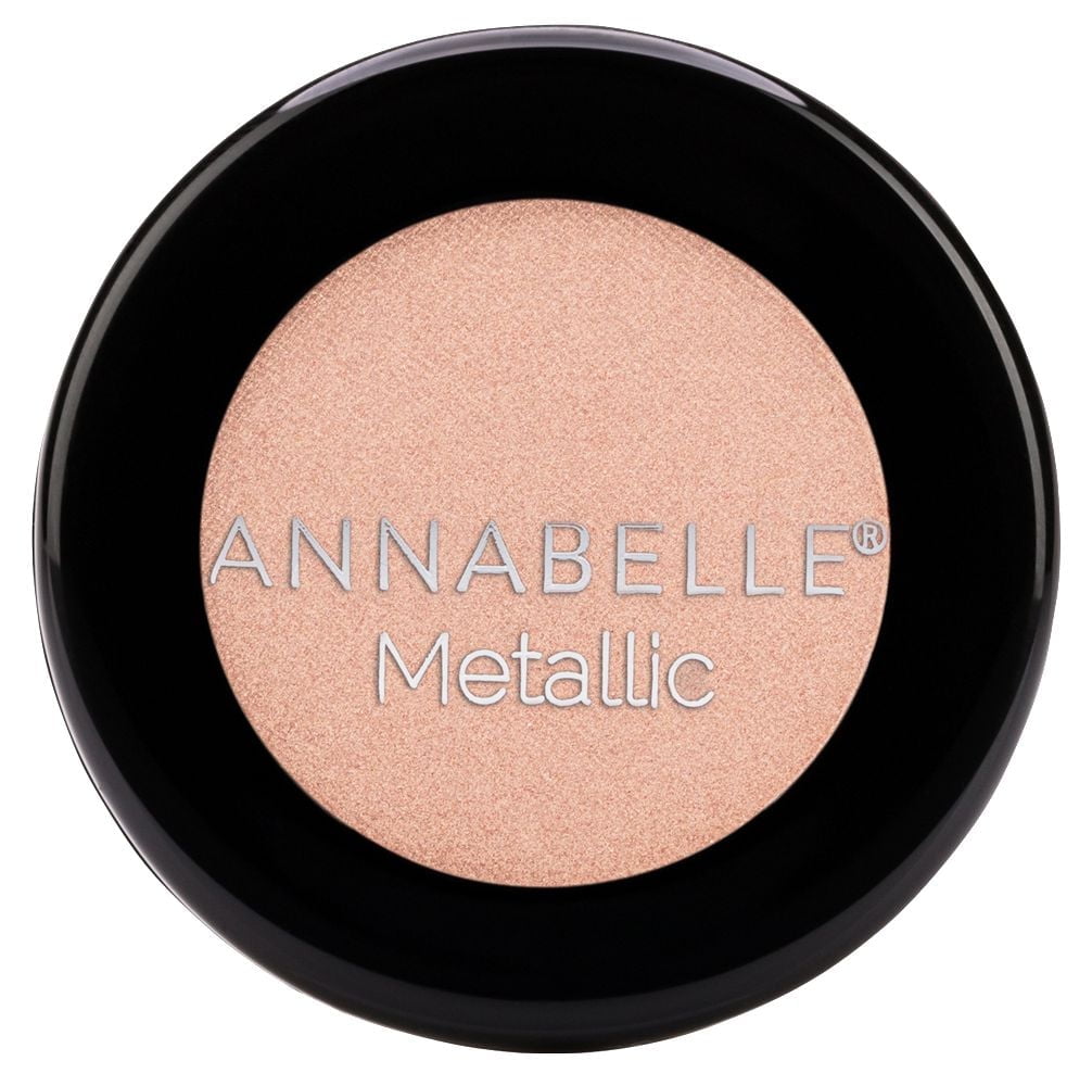 Annabelle Metallic Single Eyeshadow, New Gold, Intensely pigmented. Buildable coverage. Easy application.