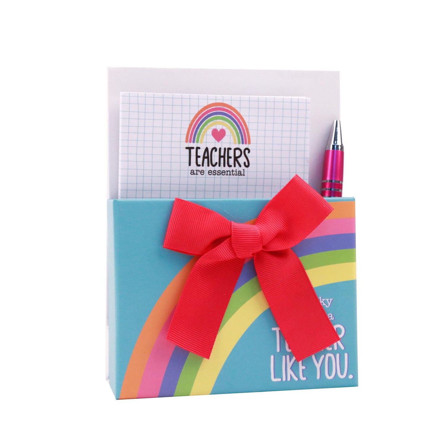 Way To Celebrate RAINBOW NOTEPAD SET VALENTINE DECOR