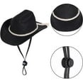 thumbnail image 4 of Dalrosia Dog Cowboy Hat Dog Cowboy Costume for Small Pet Dogs Cat Cowboy Hat with Bandana Scarf Set Party Accessories, 4 of 6