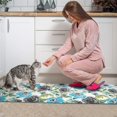 thumbnail image 3 of Pioneer Flower Floral Print Pattern Kitchen Rugs Sets Of 2,Anti Fatigue Kitchen Mat Rugs Non Slip Washable,Decorative Kitchen Floor Mats for Kitchen,Sink,Laundry,17"x30"+17"x47", 3 of 7