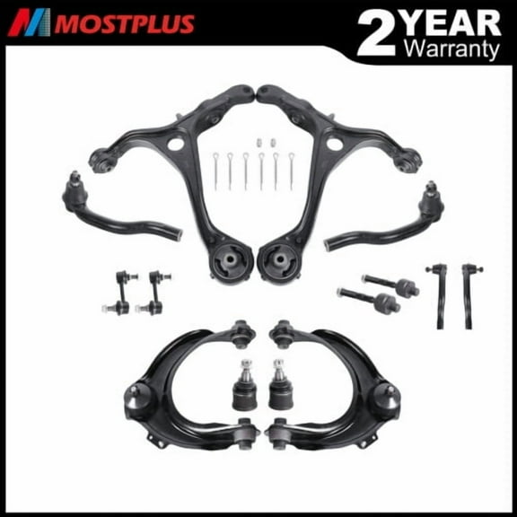 MOSTPLUS Front Upper Lower Control Arm Ball Joints for 03-07 Honda Accord 04-08 Acura TSX