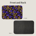 thumbnail image 2 of Pofeuu Golden Snake And Purple Rose Print Hem Mat 40x60 - Multipurpose Doormat for Indoor & Outdoor Use - Welcome Your Guests with our Entrance Mat, 2 of 6