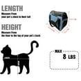 thumbnail image 2 of ZaneSun Cat Carrier,Soft-Sided Pet Travel Carrier for Cats,Dogs Puppy Comfort Portable Foldable Pet Bag Airline Approved(blue), 2 of 5