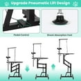 thumbnail image 4 of GloryStar Electric Hydraulic Lift Dog Grooming Table, 24 Inch Professional Pet Bathing Accessory Featuring Rotating Desktop, Overhead Arm, Foot Remote, Tool Organizer, 250 lbs Capacity, 4 of 6