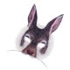 thumbnail image 2 of 1 UNID Decorativo Conejo Patrón Máscara Pascua Party Mask Mascarada Party Mask Prop, 2 of 7