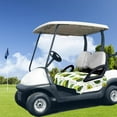 thumbnail image 6 of Dualoai Golf Cart Seat Cover Lightweight Microfiber Golf Cart Seat Towel for 2 Seats Avocado, 6 of 9