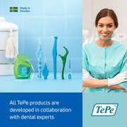TEPE Interdental Brush Extra Soft Cleaners Mixed Pack - فرش الأسنان بين الأسنان 8 Pack ، 0.45 إلى 1.1 MM