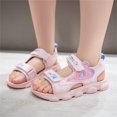 thumbnail image 2 of Children Shoes Comfortable Platform Sandals Outdoor Beach Fashion Beach Sandals Princess Shoes Pink 5.5 Years-6 Years, 2 of 8
