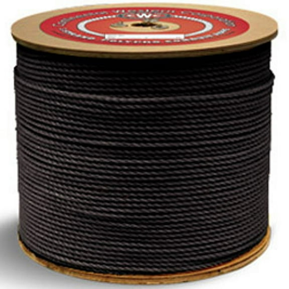 CWC 3-Strand Polypropylene Rope - 3/8" x 600 ft., Black