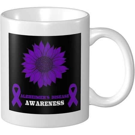 

Carcinoid Cancer Awareness Coffee Mugs 11 oz White Ceramic Drinking Cup 330 ml with Handle for Water Tea Milk Men Women Gift
