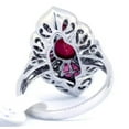 thumbnail image 3 of K-KED Fashion Women 925 Silver Cubic Zirconia Wedding Engagement Rings Delicate Jewelry Sz 6-10-9-#12, 3 of 6