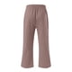 thumbnail image 5 of Pantalones anchos con cordón elástico y cintura alta para mujer: pantalones rectos cómodos e informales con bolsillos, algodón, S-XXL, 5 of 5