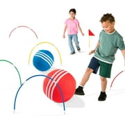 HearthSong Oversized Kick Croquet Outdoor Game for Kids