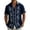Navy-A, variant on Uwinwear Men's Vintage Bowling Shirt Short Sleeve Button Down Summer Beach Shirts Hawaiian Vacation Lightweight Tops Breathable Casual Wear,Khaki,L