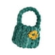 thumbnail image 5 of Bolsa de crochet de mujeres Bolsa acolchada Accesorio Femenino Accesorio Multipropósito de tejido de tejido Bolso de punto para la fiesta de viaje de verde oscuro, 5 of 8