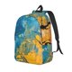 thumbnail image 1 of Disketp Abstract Night Sky Tree print Canvas Backpack Lightweight Travel Daypack Student Rucksack Laptop Backpack-, 1 of 5