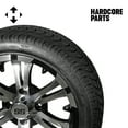 thumbnail image 4 of Hardcore Parts 4" Drop Axle Lift Kit for EZGO Marathon (1975-1993) Electric Golf Cart with 14" Machined/Black 'Vampire' Wheels and 205/30-14 (20"x8"-14) DOT rated Low Profile tires, 4 of 7