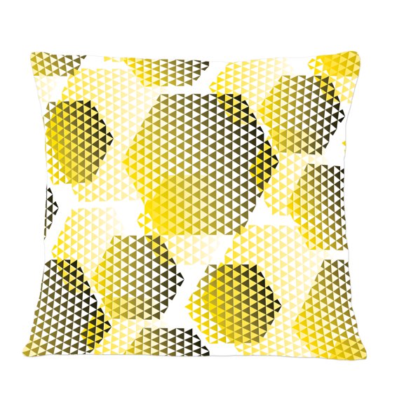 Designart Retro Hexagon Pattern XI' Mid-Century Modern Throw Pillow - 12x20