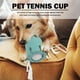 thumbnail image 3 of Tennis Tumble Dog Toy Aumenta la interacción Perro Juguetes interactivos Mascotas Accesorios Hugtrwg Para estrenar, 3 of 8