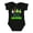 AB-Black, variant on Feliz Navidad Colorful Decorated Trees Boys or Girls Baby Bodysuit