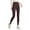 Coffee, variant on Women Fleece Lined Leggings High Waist Thermal Yoga Pants Thick Warm Stretch Workout Tights for Fall Winter Outdoor Wear Black S