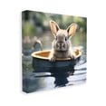thumbnail image 4 of Stupell Industries Bunny in Garden Pond Animals & Insects Painting Gallery Wrapped Canvas Art Print Wall Art, 17 x 17, 4 of 8