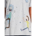 thumbnail image 4 of Rick & Morty Juniors Graphic Pocket Tee with Short Sleeves, Sizes XS-3XL, 4 of 5