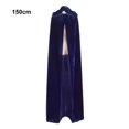 thumbnail image 2 of Guardurnaity Capa con capucha para mujer, mantente cálido y a la moda, capa medieval, capa, vestido, capa Disfraces de disfraces azul 150cm, 2 of 6