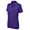 Purple, variant on Women's Dri-Equip Short Sleeve Racer Mesh Polo Shirt-M-Black