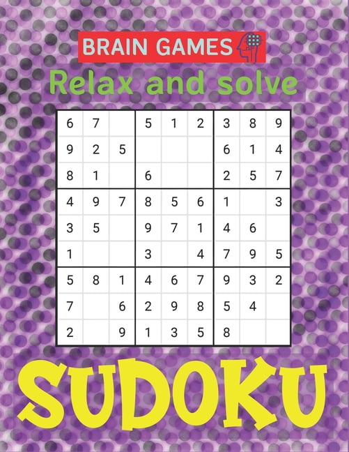 BRAIN GAMES Relax and solve SUDOKU 250 Sudoku Puzzles