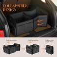 thumbnail image 4 of Collapsible Trunk Organizer for SUV & Cars - 70L Spacious Storage for Groceries, Car Accessories & Travel Essentials - Non-Slip Base, Black, 4 of 6