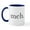 White/Navy Inside, variant on CafePress - Meh. Mug - 11 oz Ceramic Mug - Novelty Coffee Tea Cup