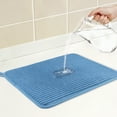 thumbnail image 3 of REGALWOVEN Dish Drying Mat, Absorbent Microfiber Kitchen Mat, Stone Drying Mat for Kitchen Counter, Dishes, Utensils, Pots Blue 15.7*11.8 inch, 3 of 6