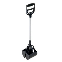 PETMAKER Pet Pooper Scooper with Long Handle for Cats and Dogs (Black)
