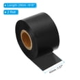 thumbnail image 2 of Unique Bargains 1.57'x918' (40mmx280m) Wax Thermal Transfer Ribbon, 2 Roll 1' Core Ink Out Barcode Printer Ribbon, Black, 2 of 6
